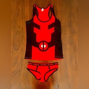 MARVEL Deadpool Tank Top and Brief Set Size S